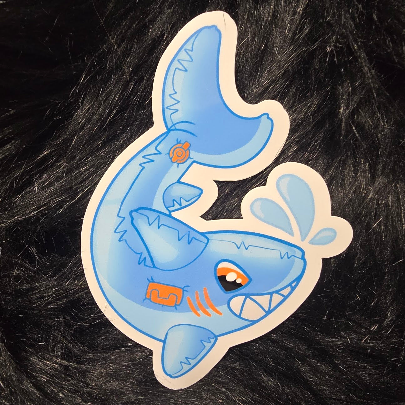 Pooltoy Shark Sticker