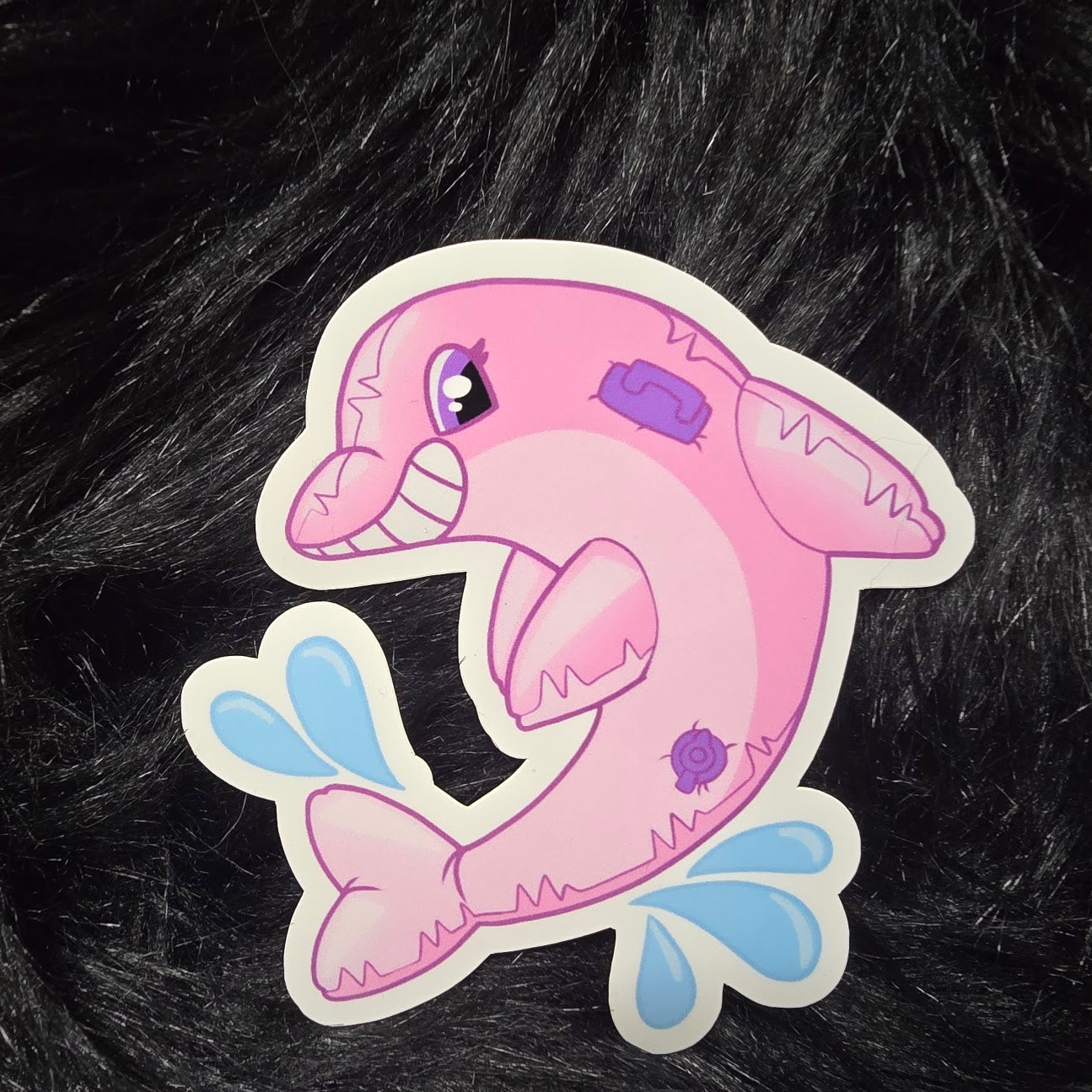 Pooltoy Dolphin Sticker