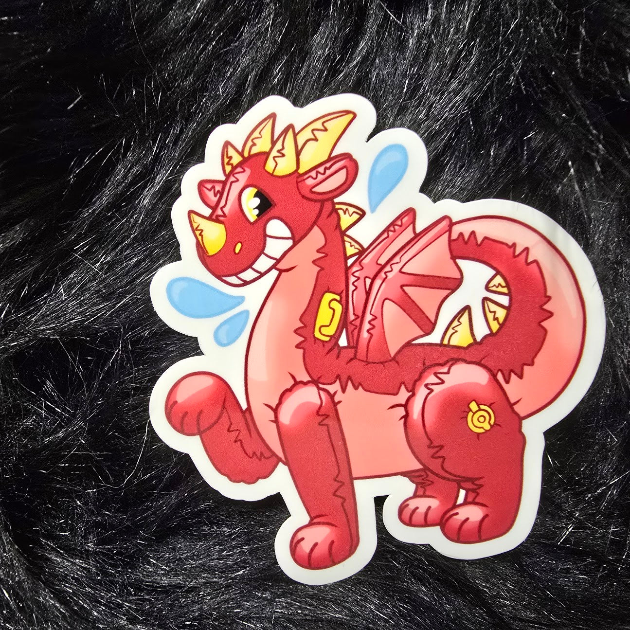 Pooltoy Dragon Sticker