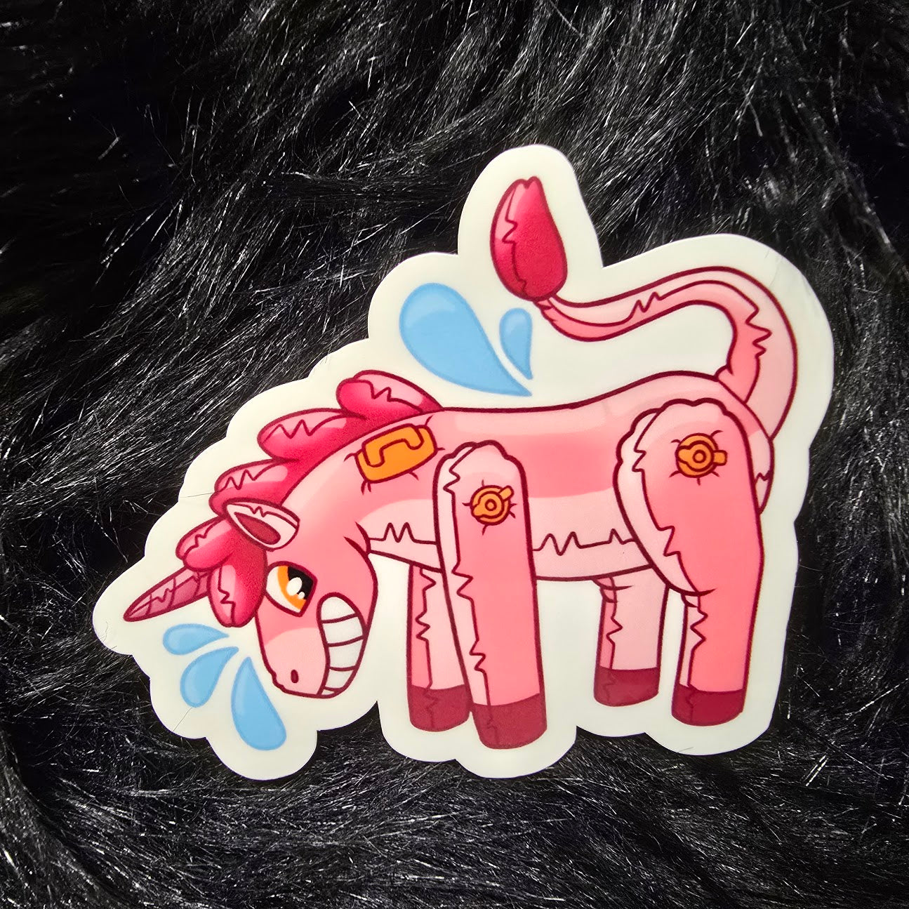 Pooltoy Unicorn Sticker