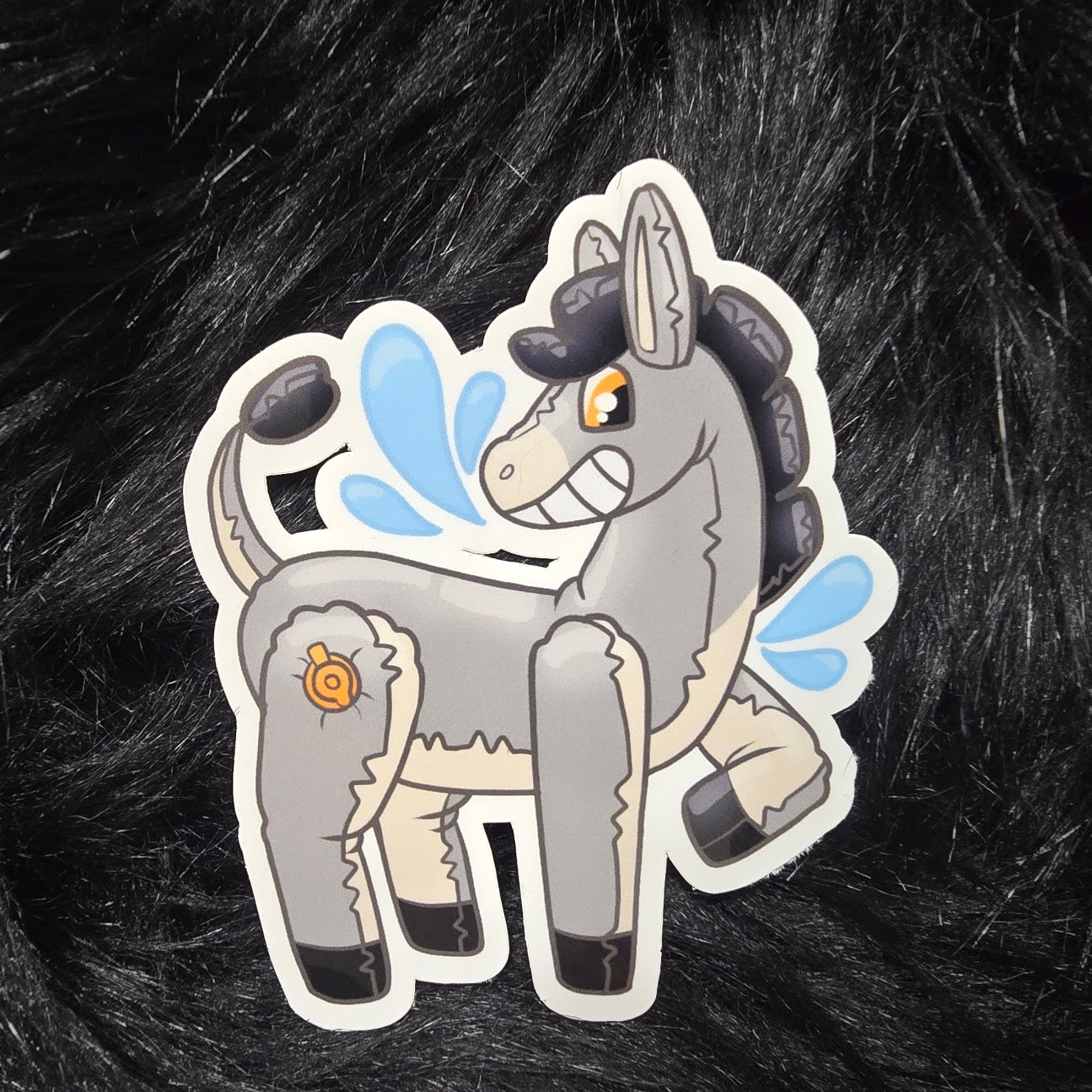Pooltoy Donkey Sticker