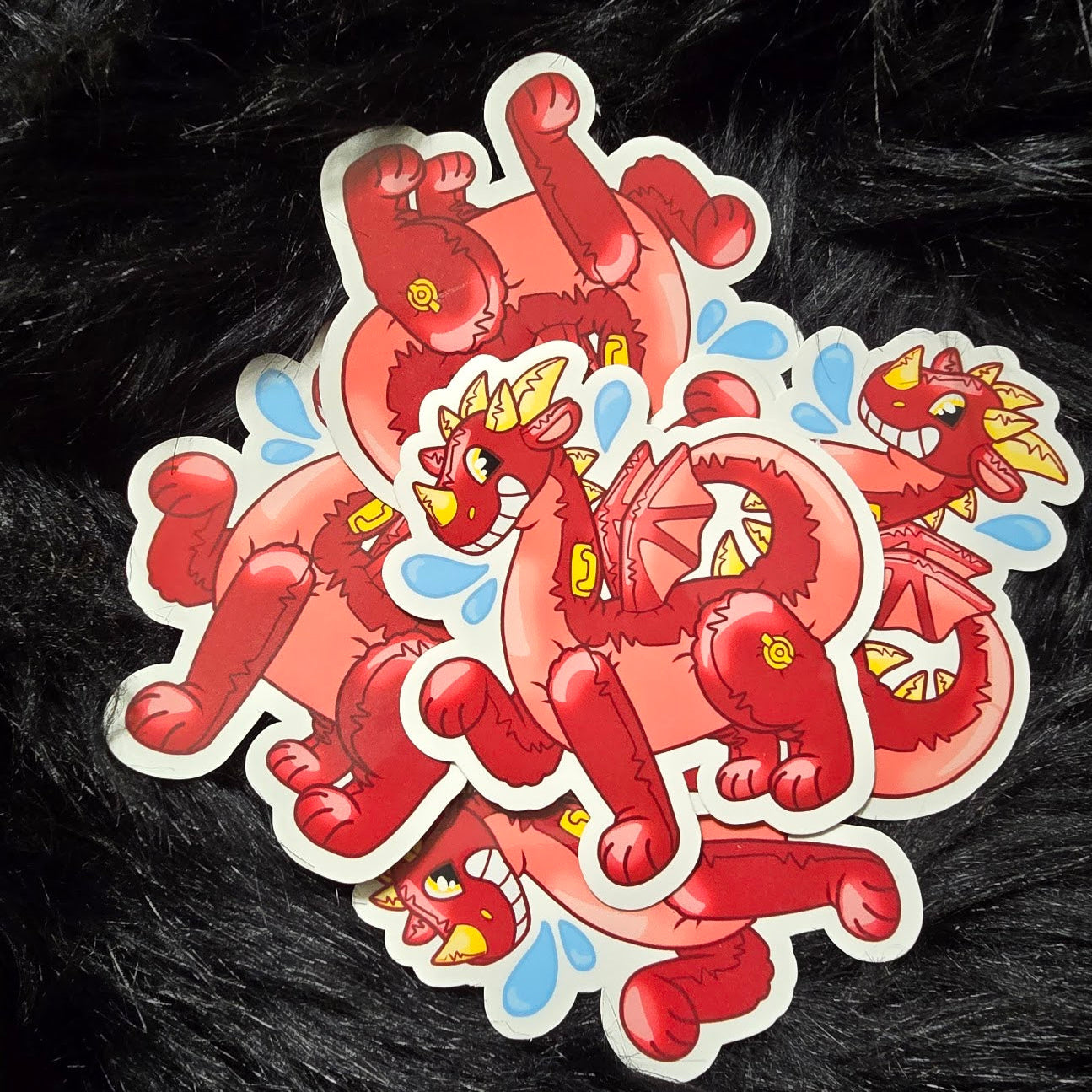 Pooltoy Dragon Sticker
