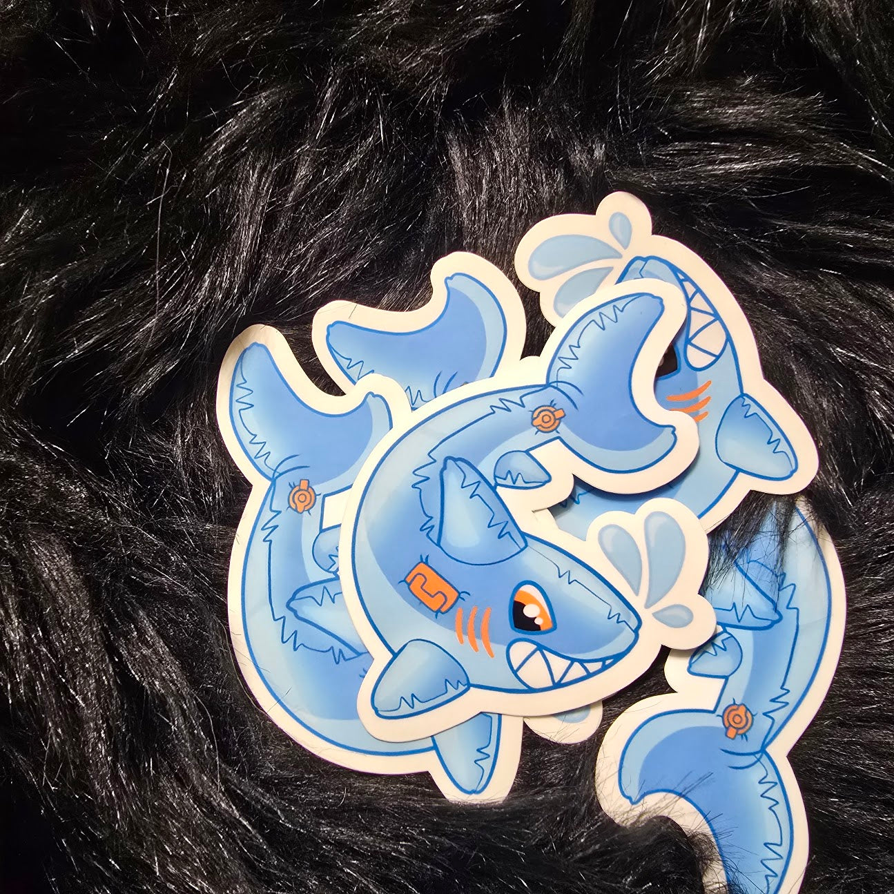 Pooltoy Shark Sticker