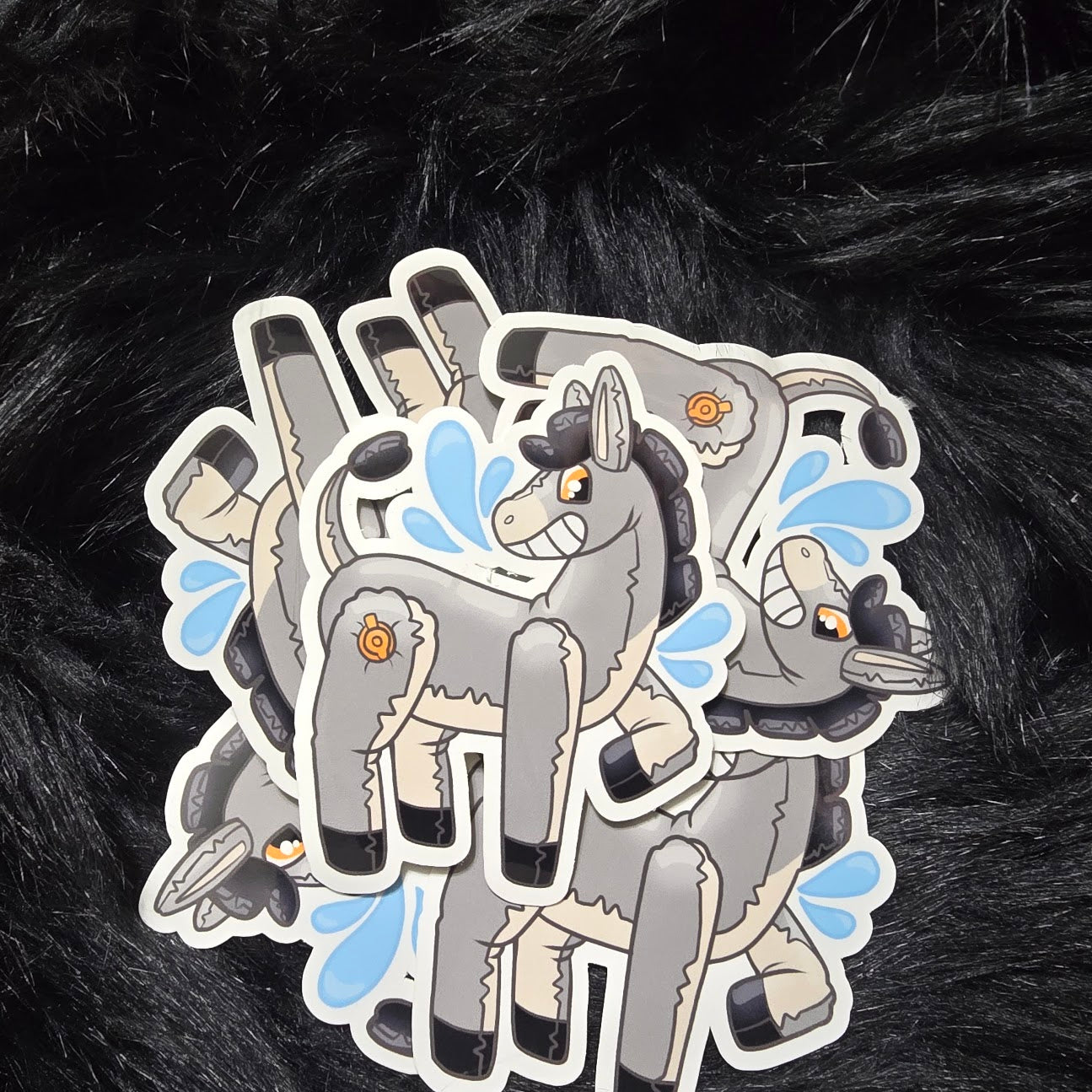 Pooltoy Donkey Sticker