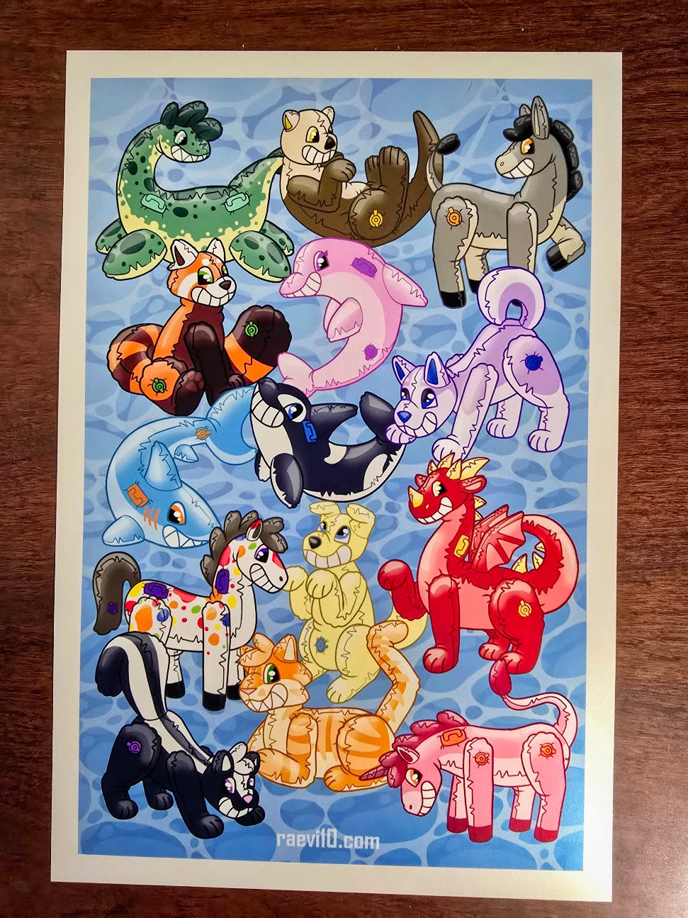 Pooltoy Party Print