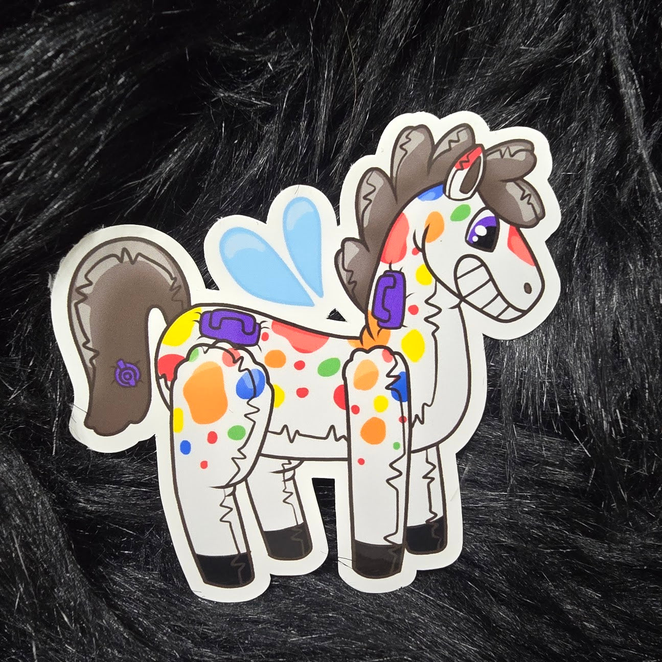 Pooltoy Horse Sticker