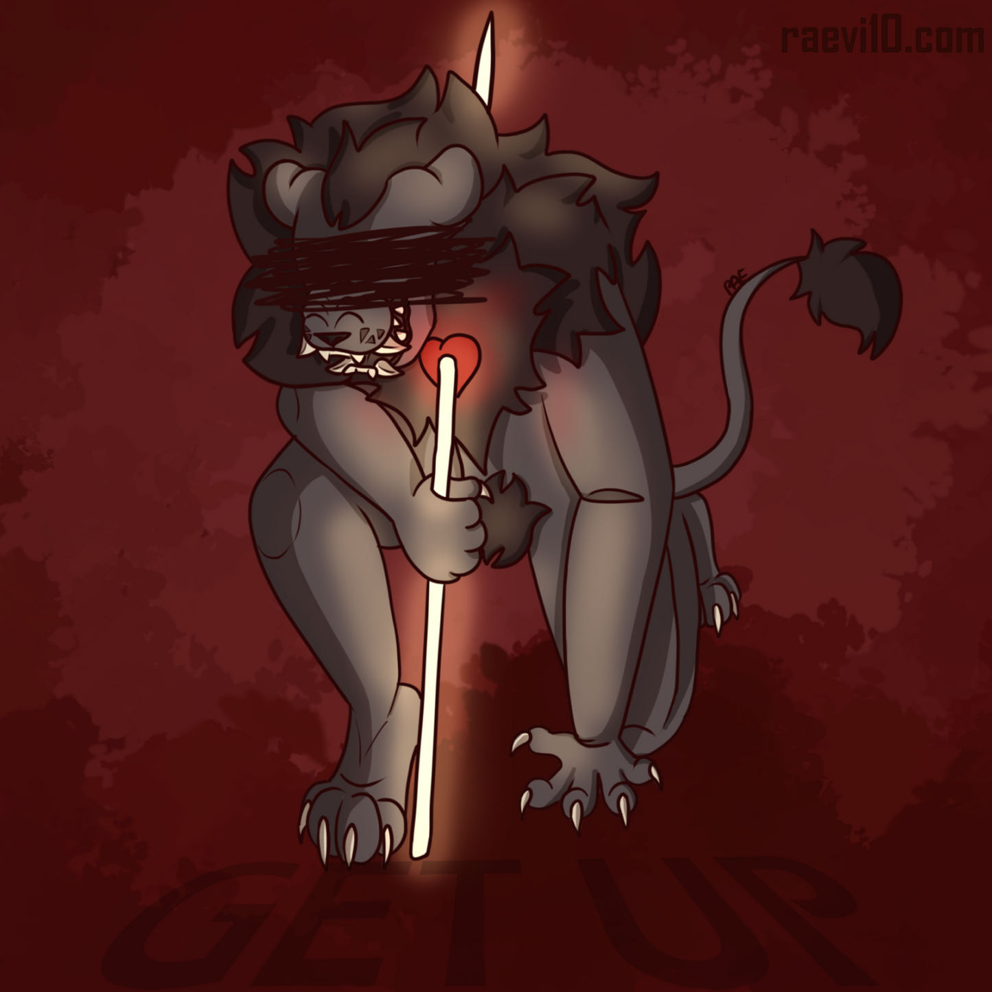 Lionhearted Print