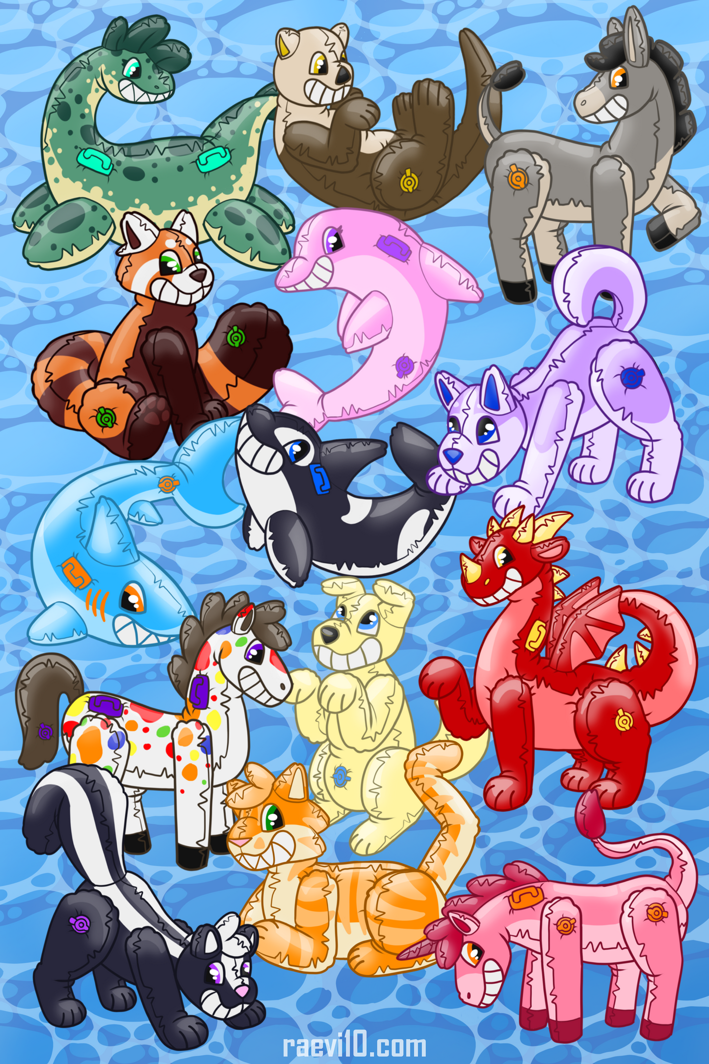 Pooltoy Party Print
