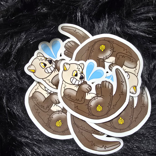 Pooltoy Otter Sticker
